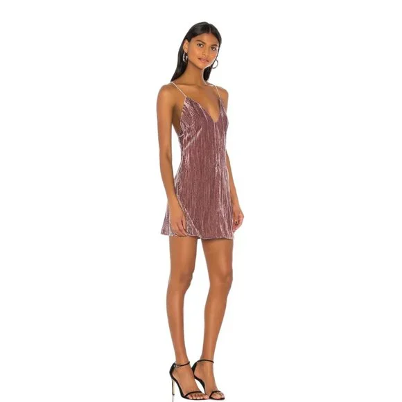NWT NBD Vika Mini Dress in Mauve | XXS - Picture 1 of 6